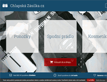 Tablet Screenshot of chlapskazasilka.cz